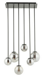 Plafon Tulia 6 Długi Szary 33498  Sigma