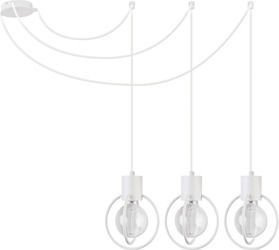 Zwis Aura koło 3 Biały Mat Podwieszana 31096