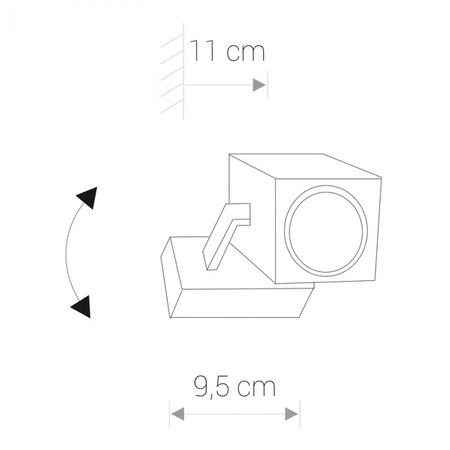 Cuboid White I kinkiet 6522 | Nowodvorski Lighting