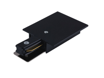 PODTYNKOWY PROFILE RECESSED POWER END CAP BLACK 8973