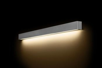 Kinkiet Straight Wall Led Silver L 9615