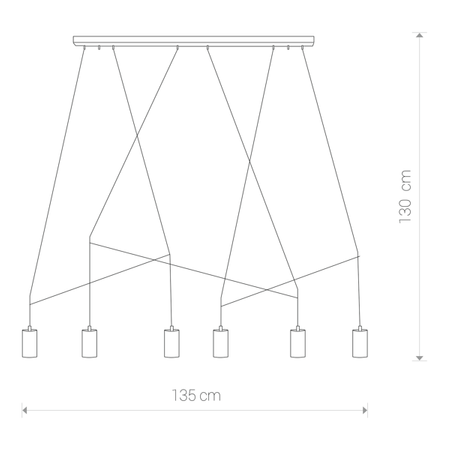 Lampa Wisząca Nowodvorski Imbria Black VI 9675 Nowodvorski 