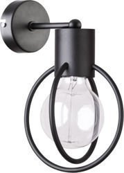 Kinkiet Aura koło Czarny Mat 31094