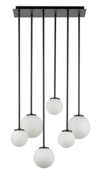 Plafon Tulia 6 Długi Biały 33499  Sigma