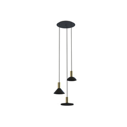 Lampa Wisząca Hermanos III Black 8030