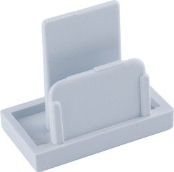 PODTYNKOWY PROFILE RECESSED DEAD END CAP WHITE 8974