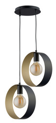 Lampa Wisząca Happy Czarno - Złota II 32284 Sigma