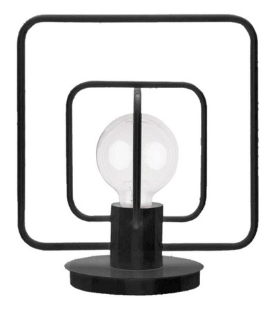 Lampka Aura kwadrat czarny mat 50082