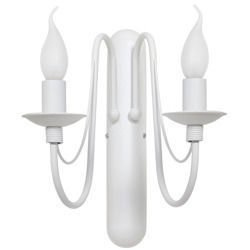 Kinkiet Róża Biała 397D