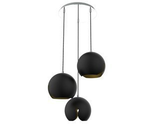 Lampa Wisząca Malaga Black 403 Keter Lighting