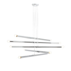 Lampa Wisząca Tubo Chrom 10 1072M4 Aldex