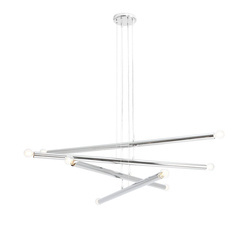 Lampa Wisząca Tubo Chrom 8 1072P4 Aldex