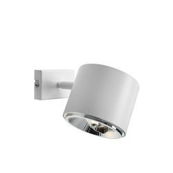 KINKIET 1-PŁ BOT WHITE 1046C