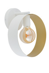 Kinkiet Happy Biało - Złoty 32307  Sigma