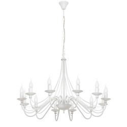 Lampa Wisząca Róża Biała 397R