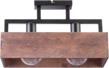 Lampa sufitowa Plafon Dakota 2 PL Brąz 31742