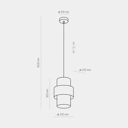 Lampa Wisząca Calisto 4377 T.K.Lighting