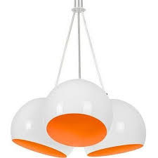 Ball White-Orange  Fluo 3 zwis 6581 | Nowodvorski Lighting