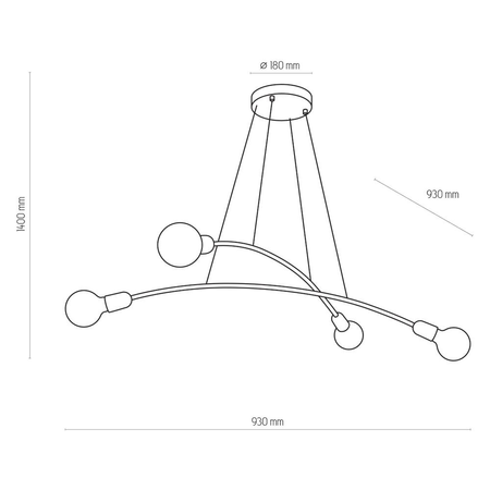 Lampa wisząca Helix White 6145