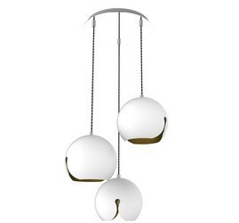 Lampa Wisząca Malaga White 303 Keter Lighting