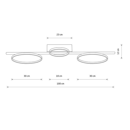 Lampa Ścienno-Sufitowa Circolo 10866 4000K Nowodvorski Lighting