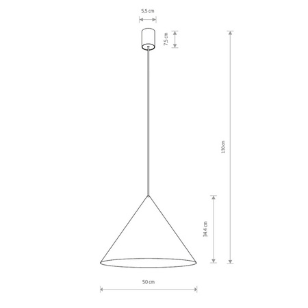 Lampa Wisząca Zenith Black L 8005 Nowodvorski