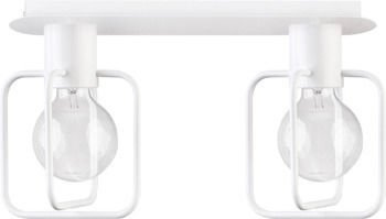 Plafon Aura kwadrat 2 biały mat 31125