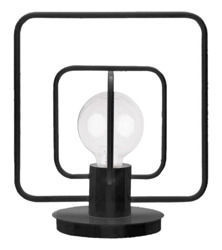 Lampka Aura kwadrat czarny mat 50082