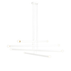 Lampa Wisząca Tubo White 8 1072P Aldex