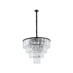 Lampa Wisząca Cristal Black L 7614 Nowodvorski