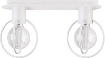 Plafon Aura koło 2 Biały Mat 31103