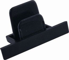 PODTYNKOWY PROFILE RECESSED DEAD END CAP BLACK 8975