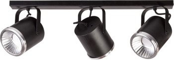 Plafon Flesz 3 Czarny + Żarówki GU10 32671