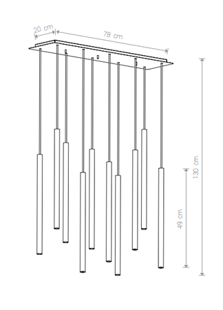 Lampa wisząca Nowodvorski LASER WHITE X 8922