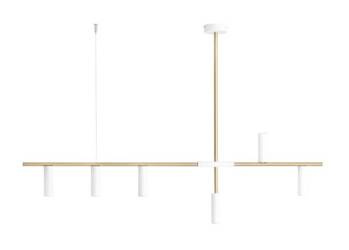 Lampa Sufitowa Trevo White Brass 1097K40 Aldex