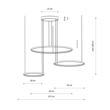 Lampa Wisząca Circolo 10817 3000K Nowodvorski Lighting