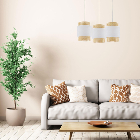 Lampa Wisząca Boho White 6537 T.K. Lighting